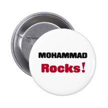 Mohammad Rocks Pinback Button