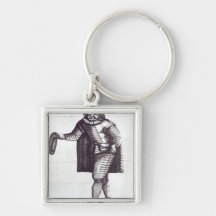 Moliere as Sganarelle in 'L'Ecole des Maris' Key Chains