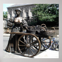 Molly Malone and Wheelbarrow Ireland Print