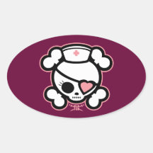 Molly TLC Oval Sticker