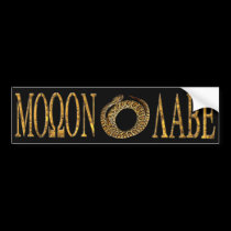 Molon Labe Gadsden Flag Sticker Black bumper stickers