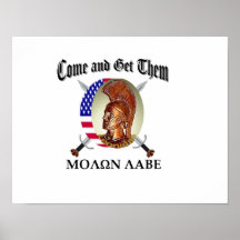 Molon Labe Posters
