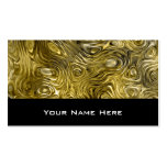 Molten "Gold" print business card black