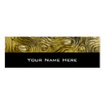 Molten "Gold" print business card skinny black