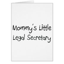 Mommys Little Legal Secretary Cards