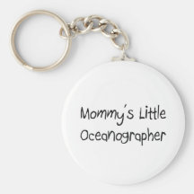 Mommys Little Oceanographer Keychains