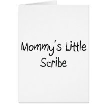 Mommys Little Scribe Cards