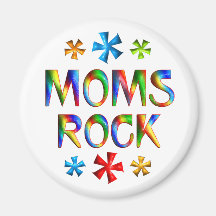 MOMS ROCK FRIDGE MAGNETS