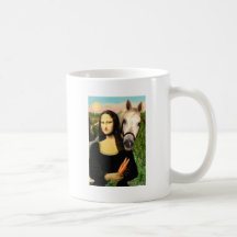 Mona Lisa and her Arabian Horse Mug