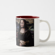 mona lisa coffee mug