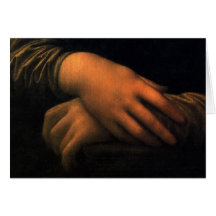Mona Lisa - hands Cards