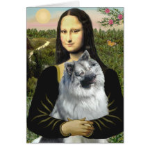 Mona Lisa - Keeshond (C2) Cards