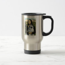 Mona Lisa - Keeshond (C2) Coffee Mugs