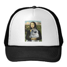 Mona Lisa - Keeshond (C2) Hat