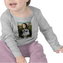 Mona Lisa - Keeshond (C2) T Shirts