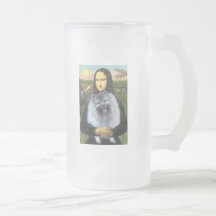 Mona Lisa - Keeshond (F) Coffee Mug