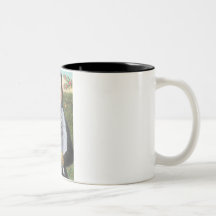 Mona Lisa - Keeshond (F) Coffee Mug