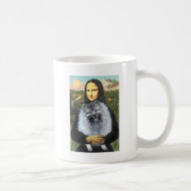 Mona Lisa - Keeshond (F) Coffee Mugs
