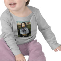 Mona Lisa - Keeshond (F) Tshirts