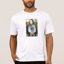 Mona Lisa - Keeshond (F) Tshirts