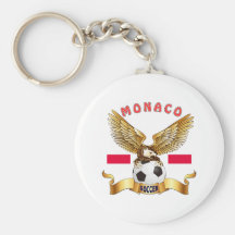 Monaco Football Designs Keychain