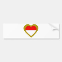 monaco-heart-2. bumper sticker