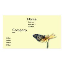 Monarch Business Card Templates