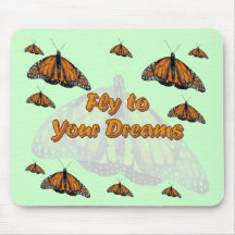 Monarch Butterflies Mouse Pad
