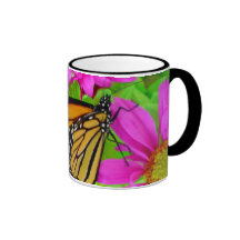 Monarch on Daisy Mug