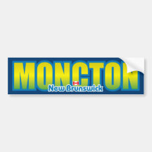 Moncton Bumper Bumper Stickers