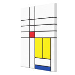 Mondrian Minimalist De Stijl Art Canvas Print