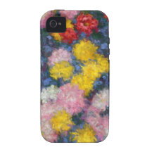 Monet - Chrysanthemums Case For The iPhone 4