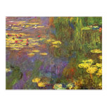 Monet Nympheas Water Plants Postcards