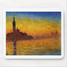 Monet Painting: Monet Sunrise Mouse Pad