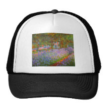 Monet's Garden by Claude Monet Mesh Hats