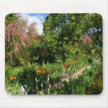 Monet's Garden Mouse Pad
