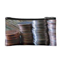 Money Coins Makeup Bags