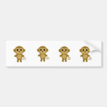 Monkey Bumper Stickers