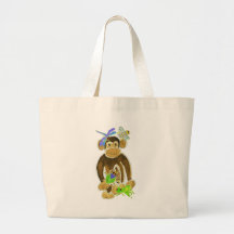 Monkey Loves Bugs Bags