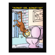 "Monkey See, Monkey Do" Art Photo
