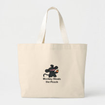 Monkey Steals the Peach Bag