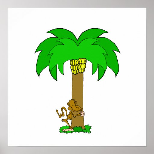 Monkey Tree Hugger Posters