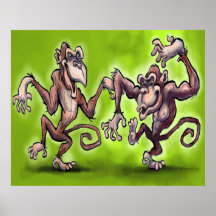 Monkeys Poster
