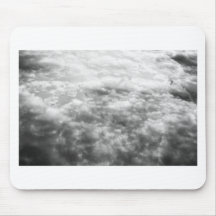 Monochrome Clouds Mousepad