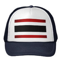 Monochrome Thailand Flag Hat