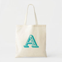 Monogram "A" Tote Tote Bag