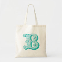Monogram "B" Tote Bag