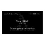 Monogram Black Business Card Templates