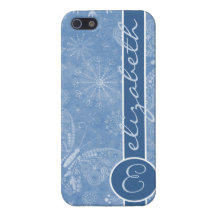 Monogram Butterfly Garden iPhone 5 Glossy Case iPhone 5 Cases