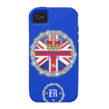 Monogram Case for Diamond Jubilee iPhone 4 Case
